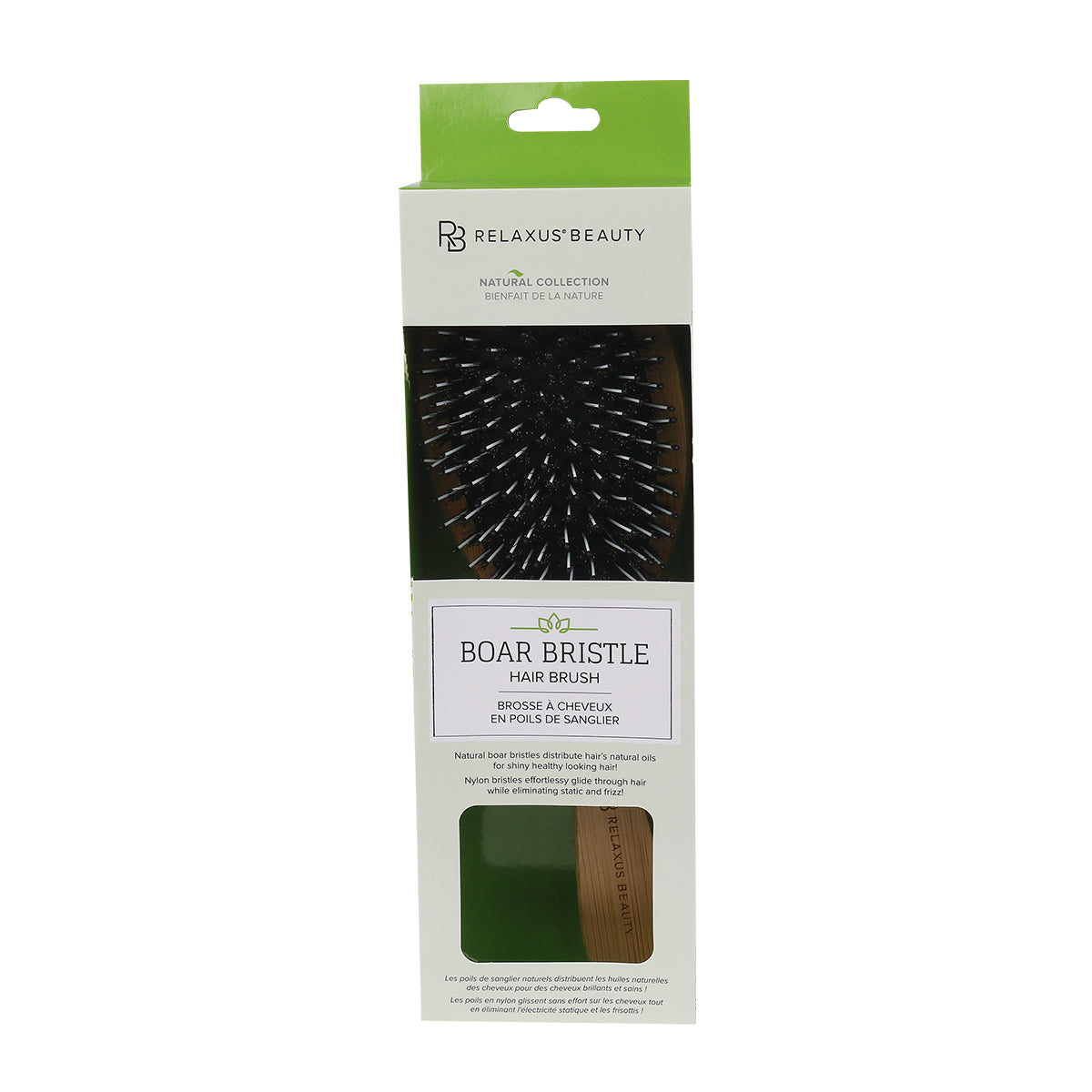 Wholesale Boar & Nylon Bristle Bamboo Hair Brush