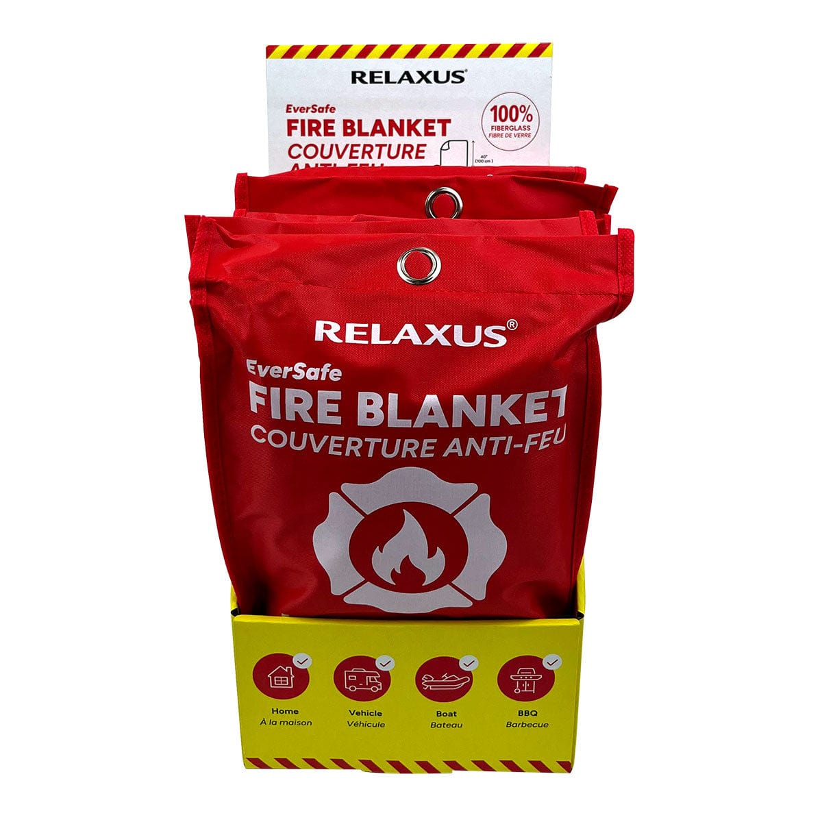 Wholesale EverSafe Fire Blanket - Displayer of 6