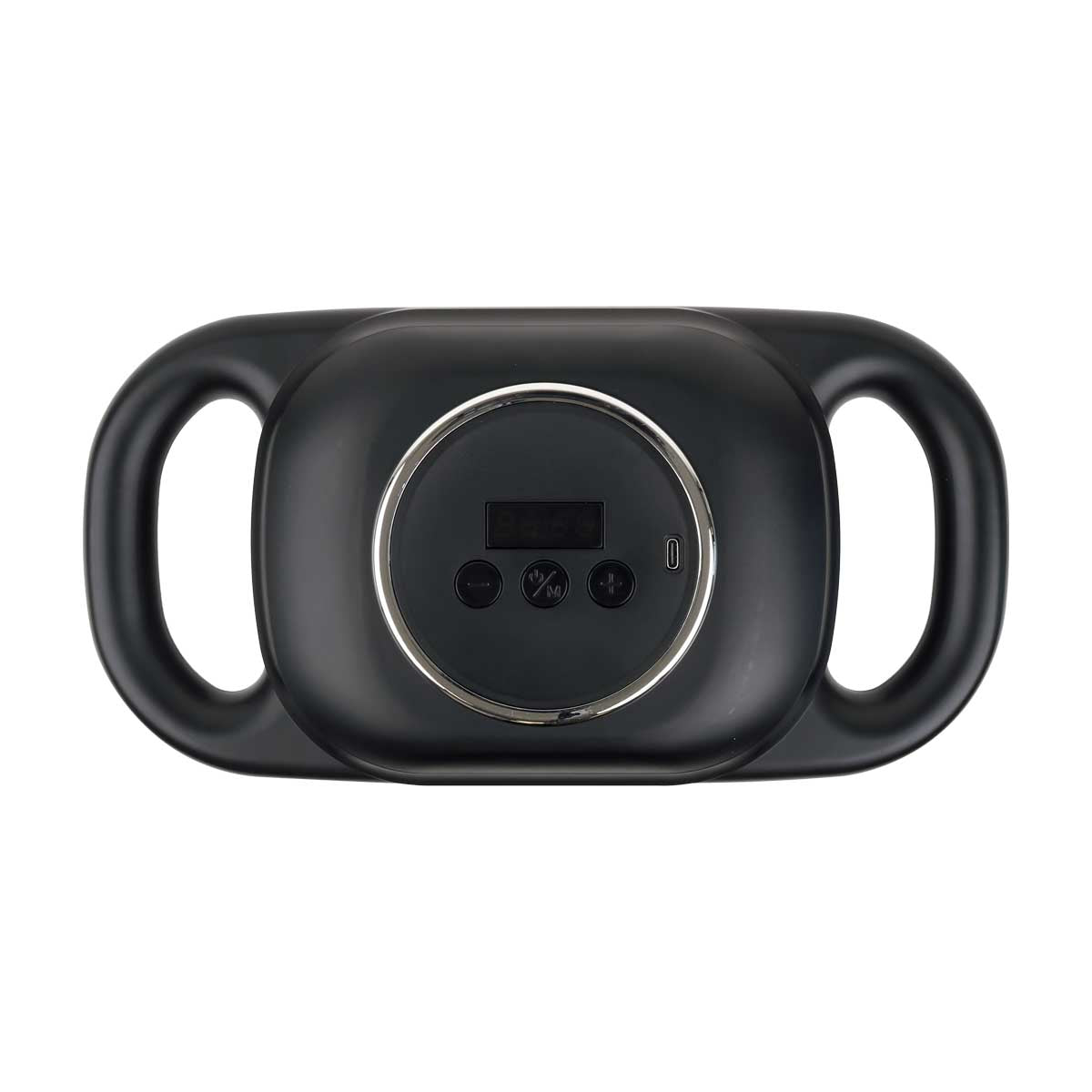 Rejuvenator 4-head percussion massager; cordless percussion massager; Rejuvenator massager with four heads; rechargeable percussion massager; portable cordless massager; massager with LED display; percussion massager intensity controls; compact rechargeable massager