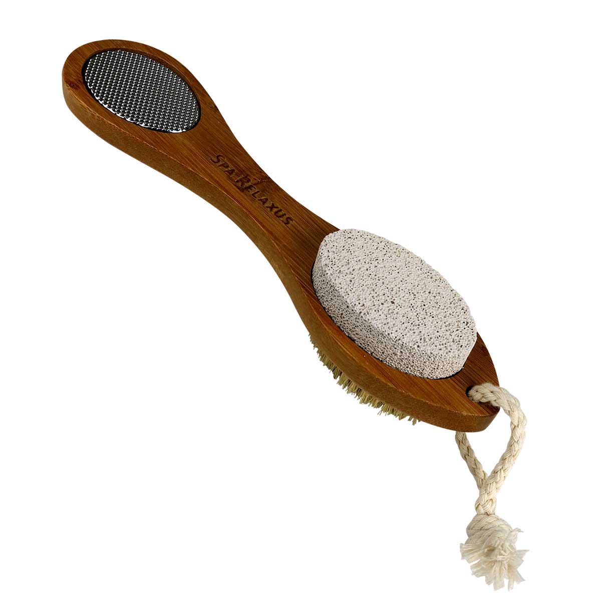 Wholesale Bamboo 4-in-1 Foot File & Brush