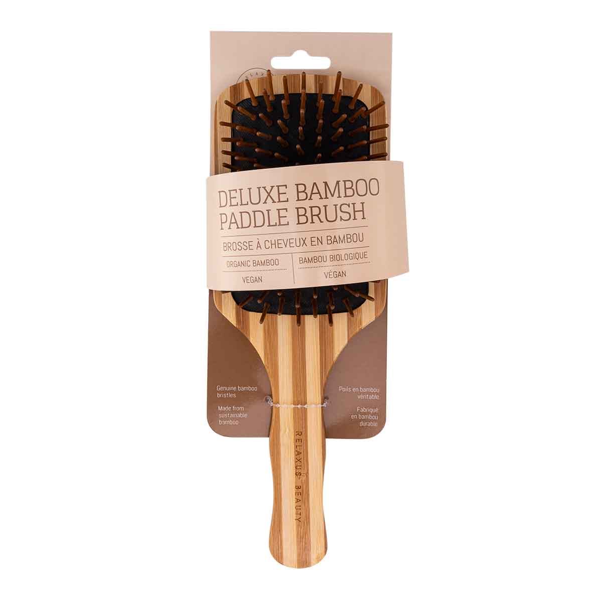 Wholesale Deluxe Bamboo Paddle Brush