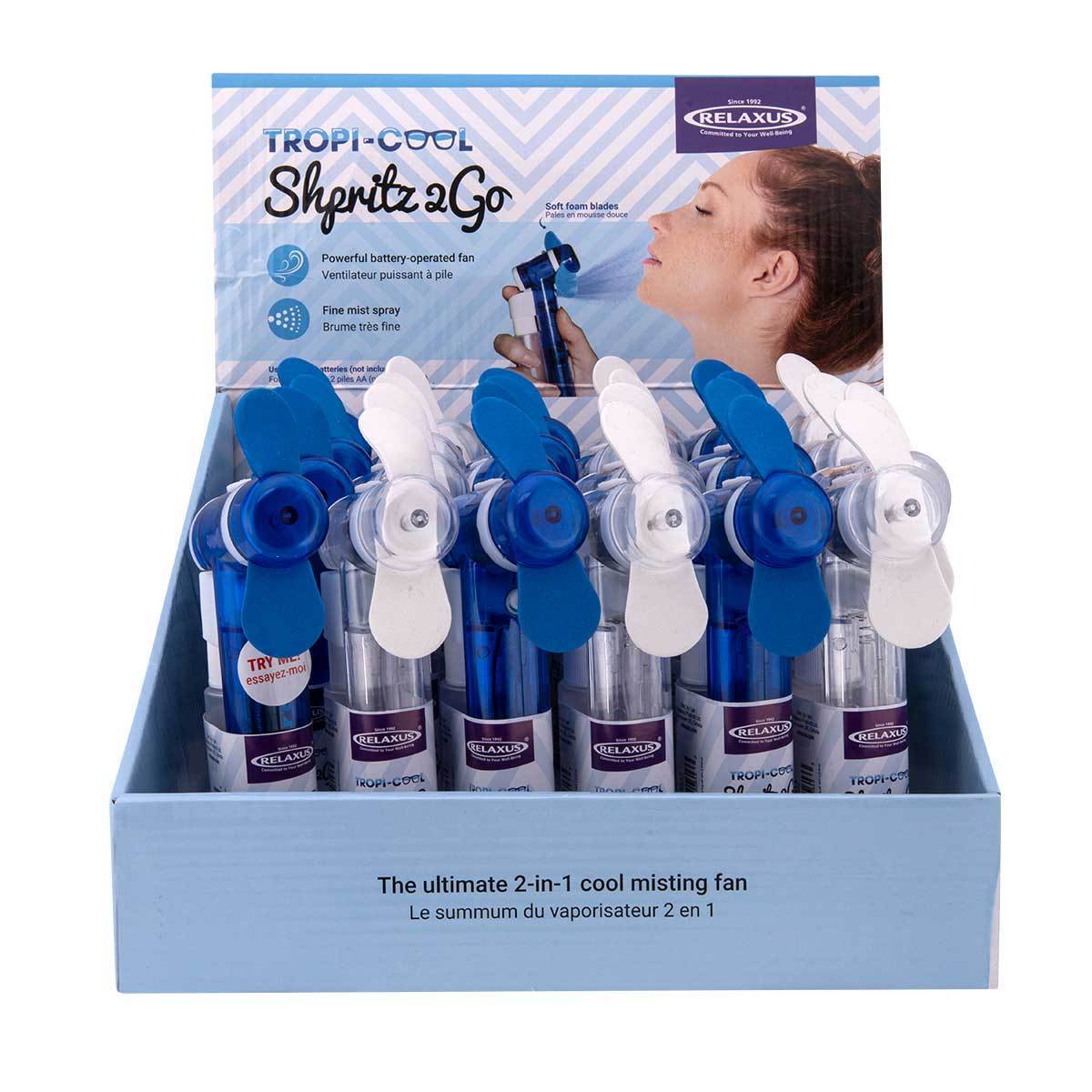 Wholesale Shpritz 2 Go 2-IN-1 Personal Fan