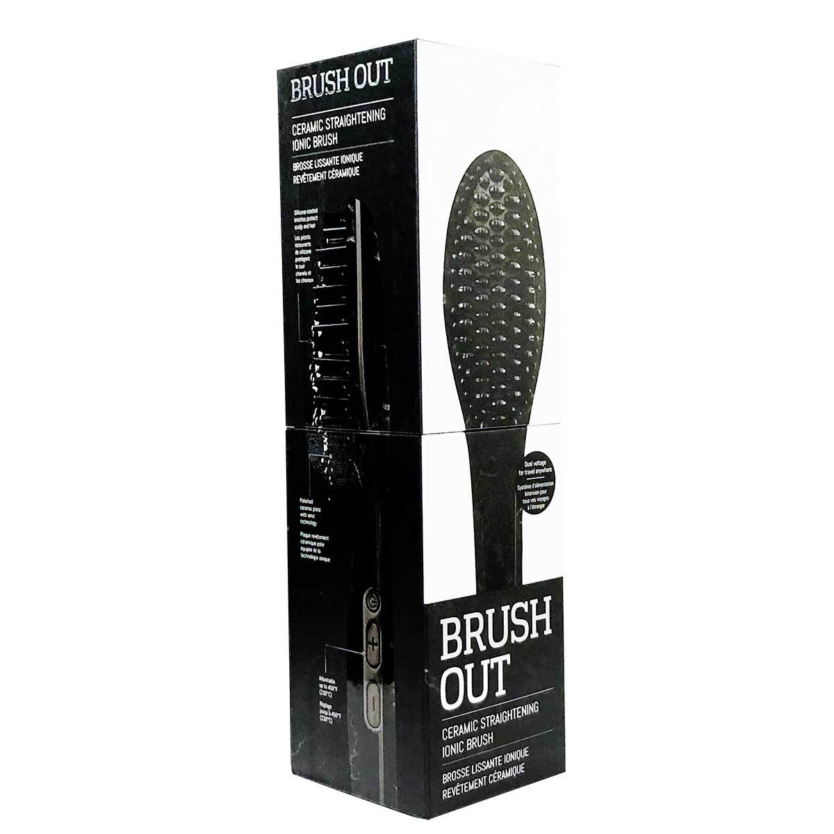 Relaxus Beauty Wholesale Black Marble Ceramic Straightening Brush