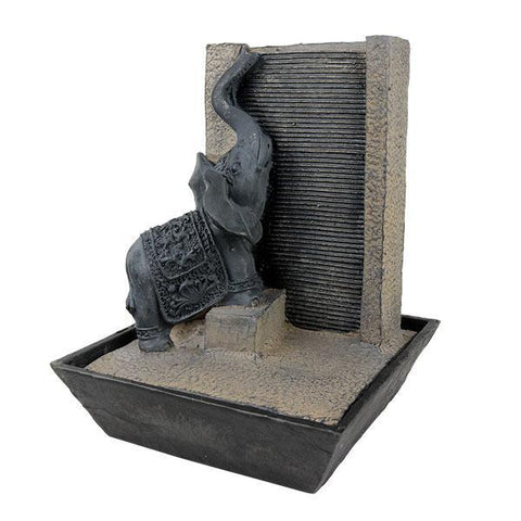 Tantric Elephant Indoor Water Fountain Angled