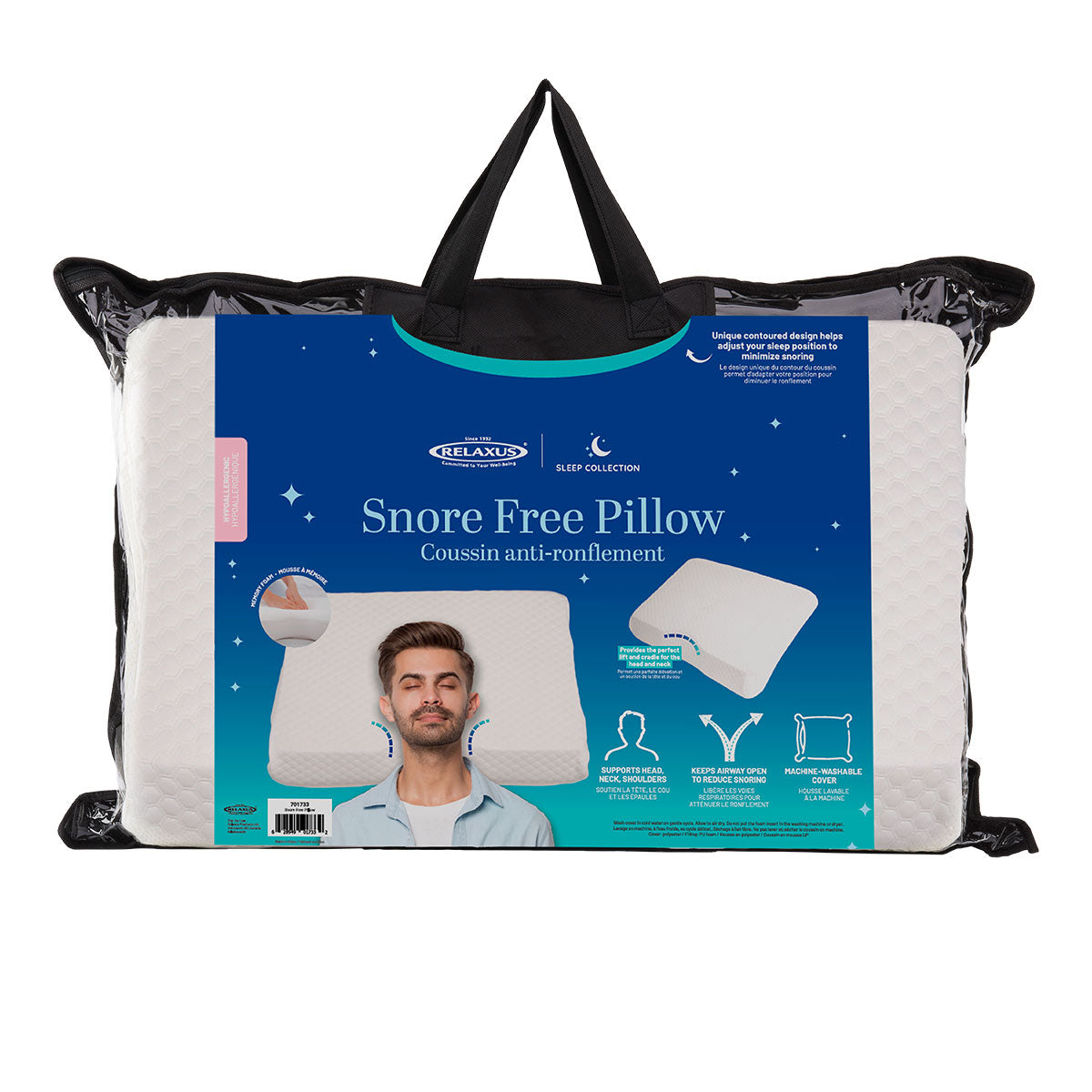 Wholesale Snore-Free Tech Pillow – Relaxus Wholesale USA