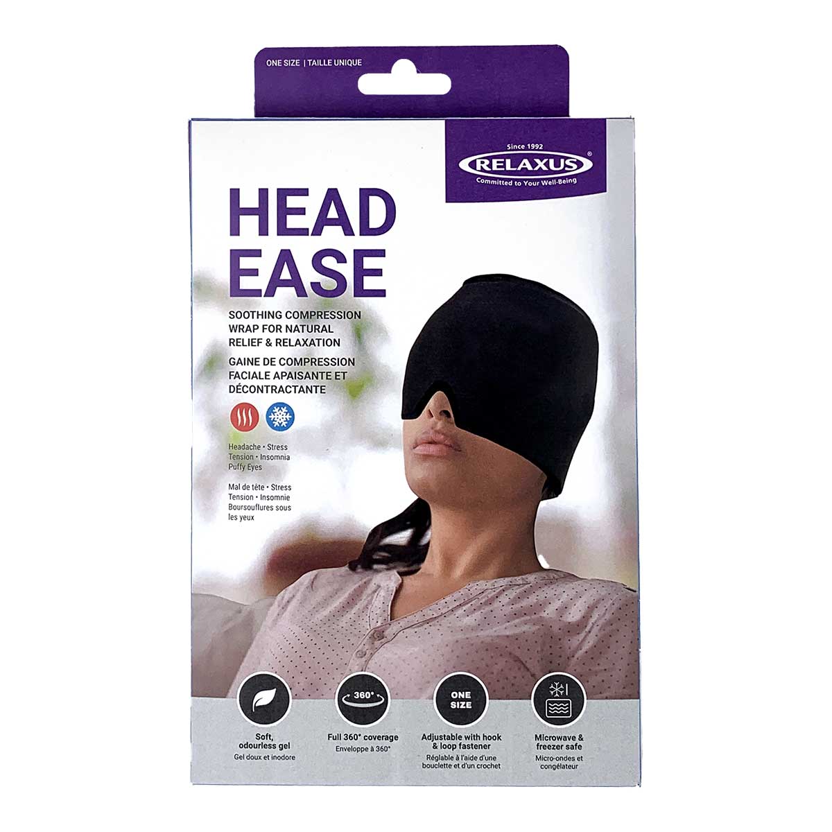 Wholesale Head Ease Hot/cold Compression Wrap – Relaxus Wholesale USA