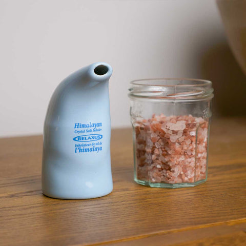 Himalayan Salt Inhaler with salt