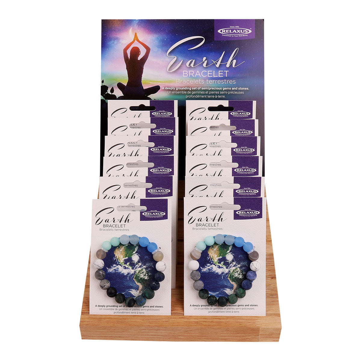 Wholesale Earth Bracelet - Displayer of 12