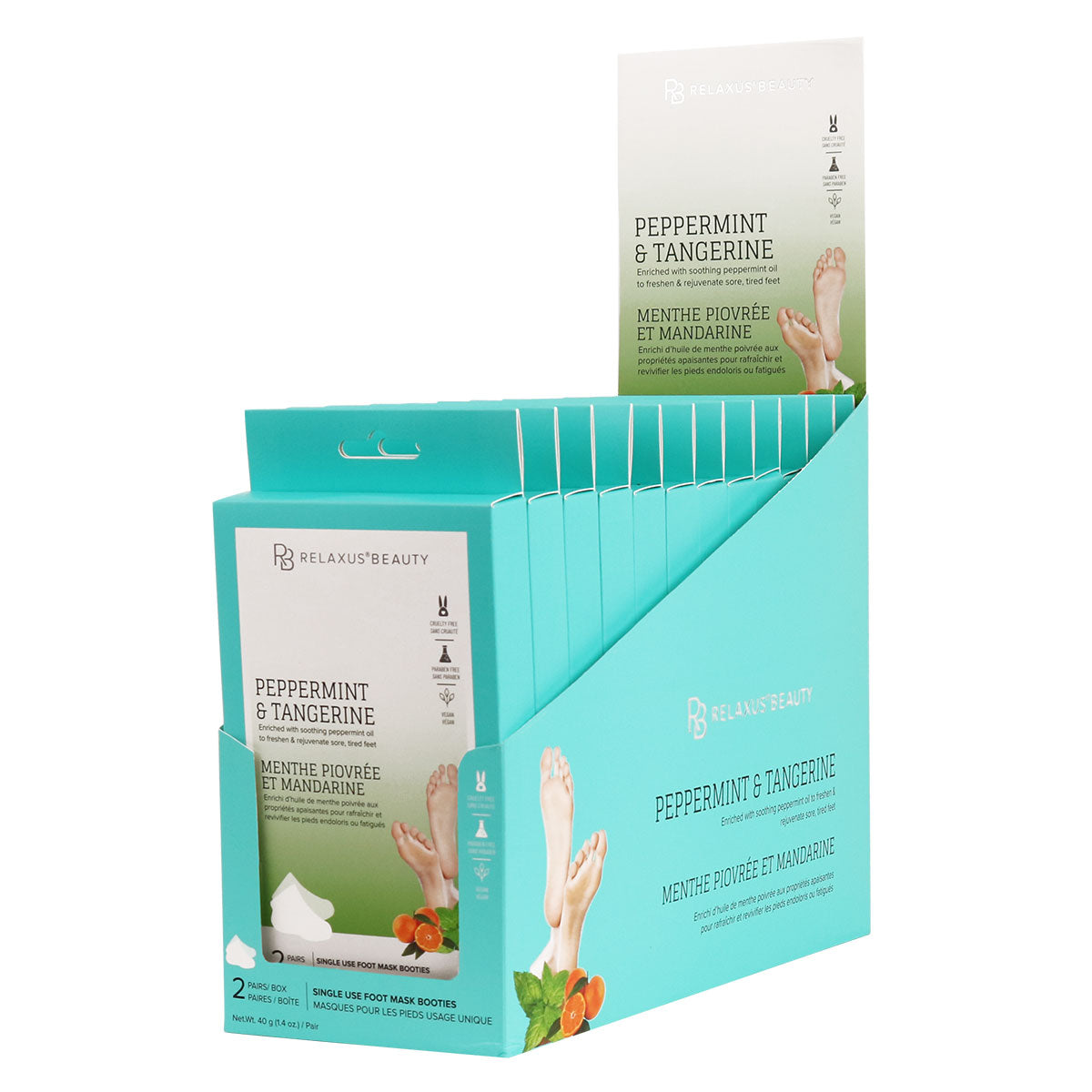 Wholesale Peppermint and Tangerine Foot Treatment - Displayer of 12