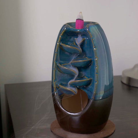 Wholesale Karma Flow Ceramic Waterfall Incense Burner