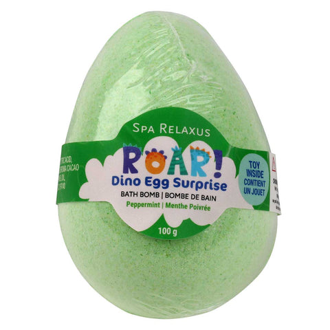 Wholesale Dino Egg Surprise Bath Bombs (3 x 100g) - Displayer of 6