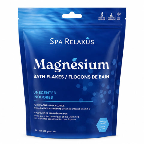 Magnesium Bath Flakes 600 g bag
Magnesium chloride bath soak with botanical oils Unscented Magnesium Bath Flakes Muscle Melt magnesium bath flakes with eucalyptus and tea tree Sleep magnesium bath flakes with cedarwood bergamot and chamomile
Magnesium bath soak with argan coconut and sunflower oils
Magnesium chloride bath flakes for a relaxing soak 600 g bag of magnesium bath salts