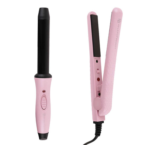 Wholesale Mini Straighten and Curl Styling Duo Set