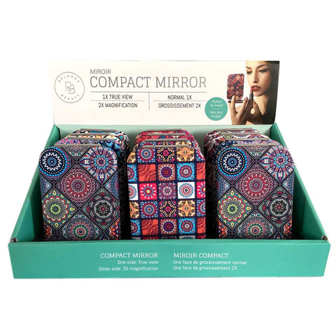 Wholesale Mosaic Rectangle Makeup Mirror Displayer of 12