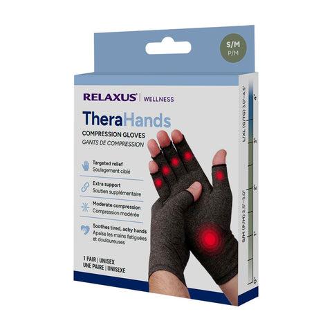 Wholesale TheraHands Compression Gloves - Displayer of 6