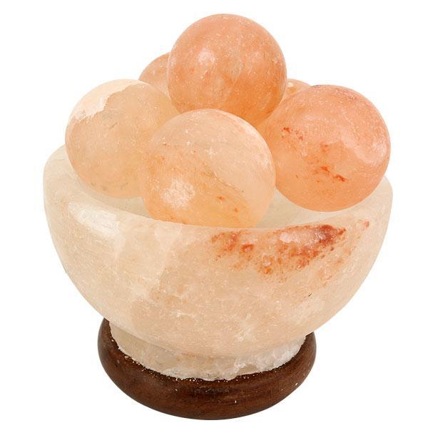 Himalayan Salt Lamp Massage Balls Light Off