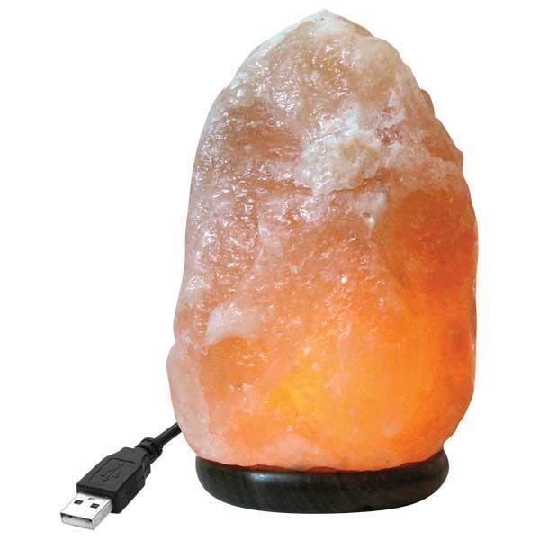 Wholesale Amber Mini Himalayan Salt Lamp With USB