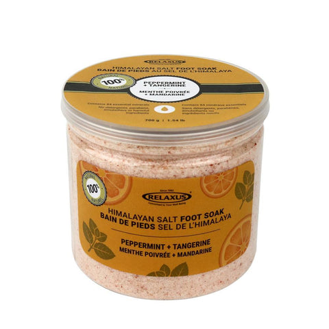 Wholesale Peppermint & Tangerine Himalayan Salt Foot Soak (700 g)