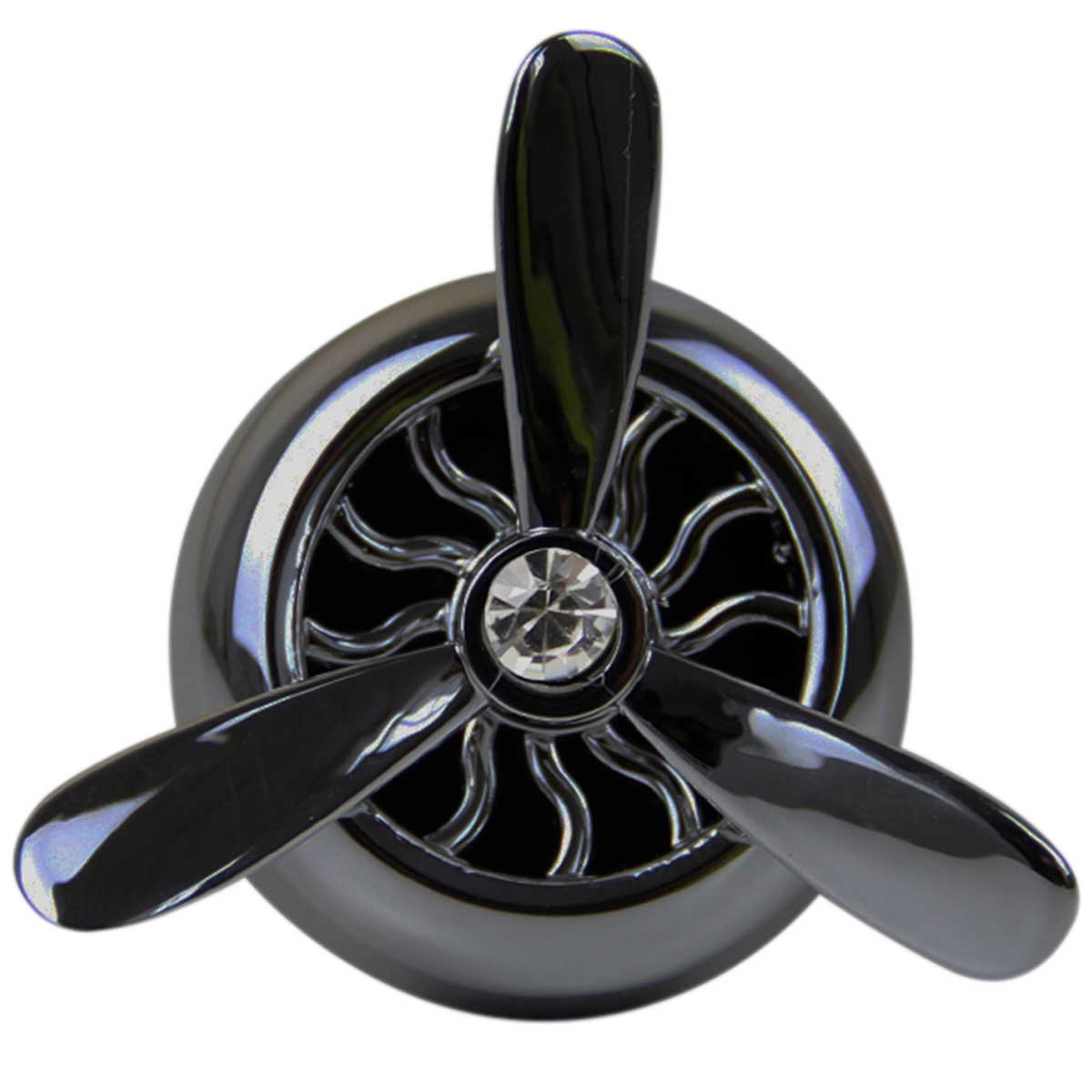 Wholesale Metallic Black Fan Style Car Vent Diffuser