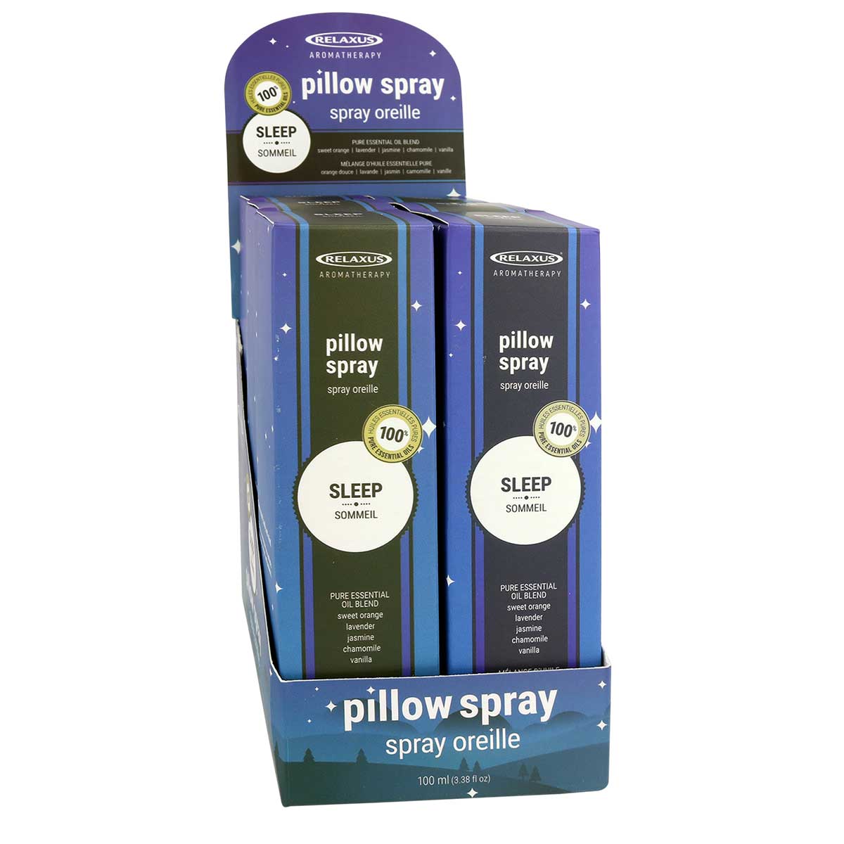 Wholesale Sleep Pillow 100 ml Sprays Displayer of 6