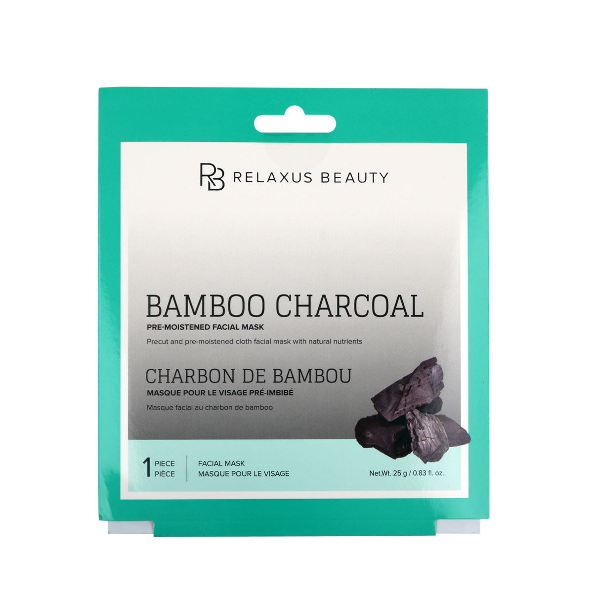 Wholesale Bamboo Charcoal & Tea Tree Oil Face Mask Displayer of 12