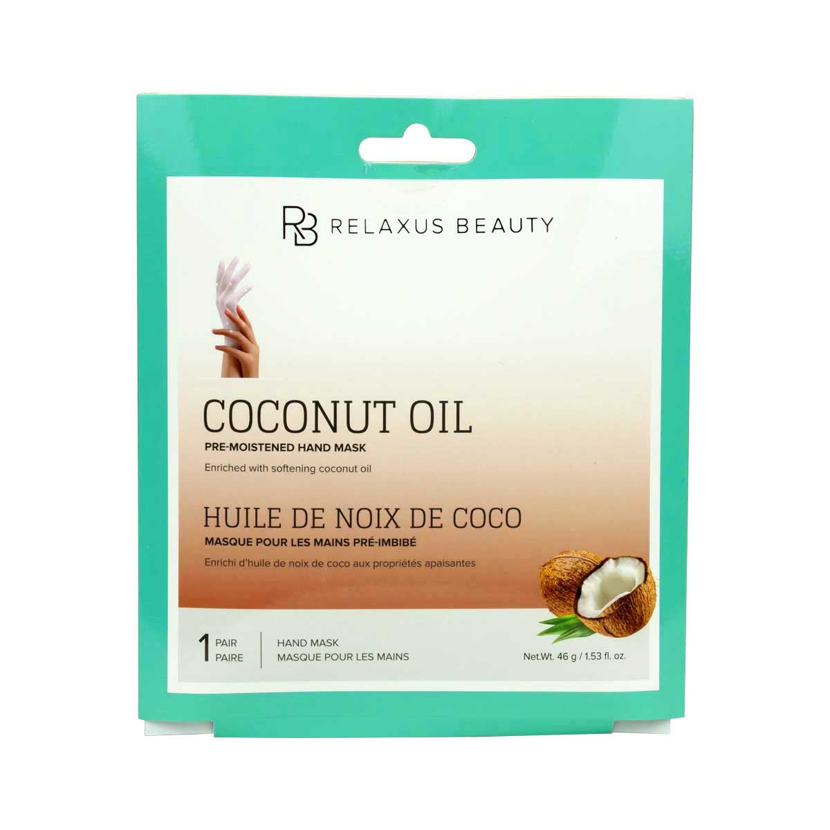 Hand masks coconut oil