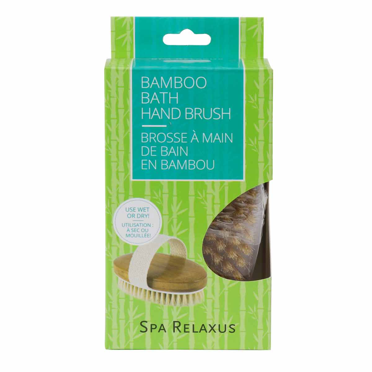 Wholesale  Wet & Dry Bamboo Bath Brush Kit with 3 Heads – Relaxus