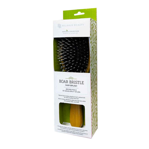 Wholesale Boar & Nylon Bristle Bamboo Hair Brush