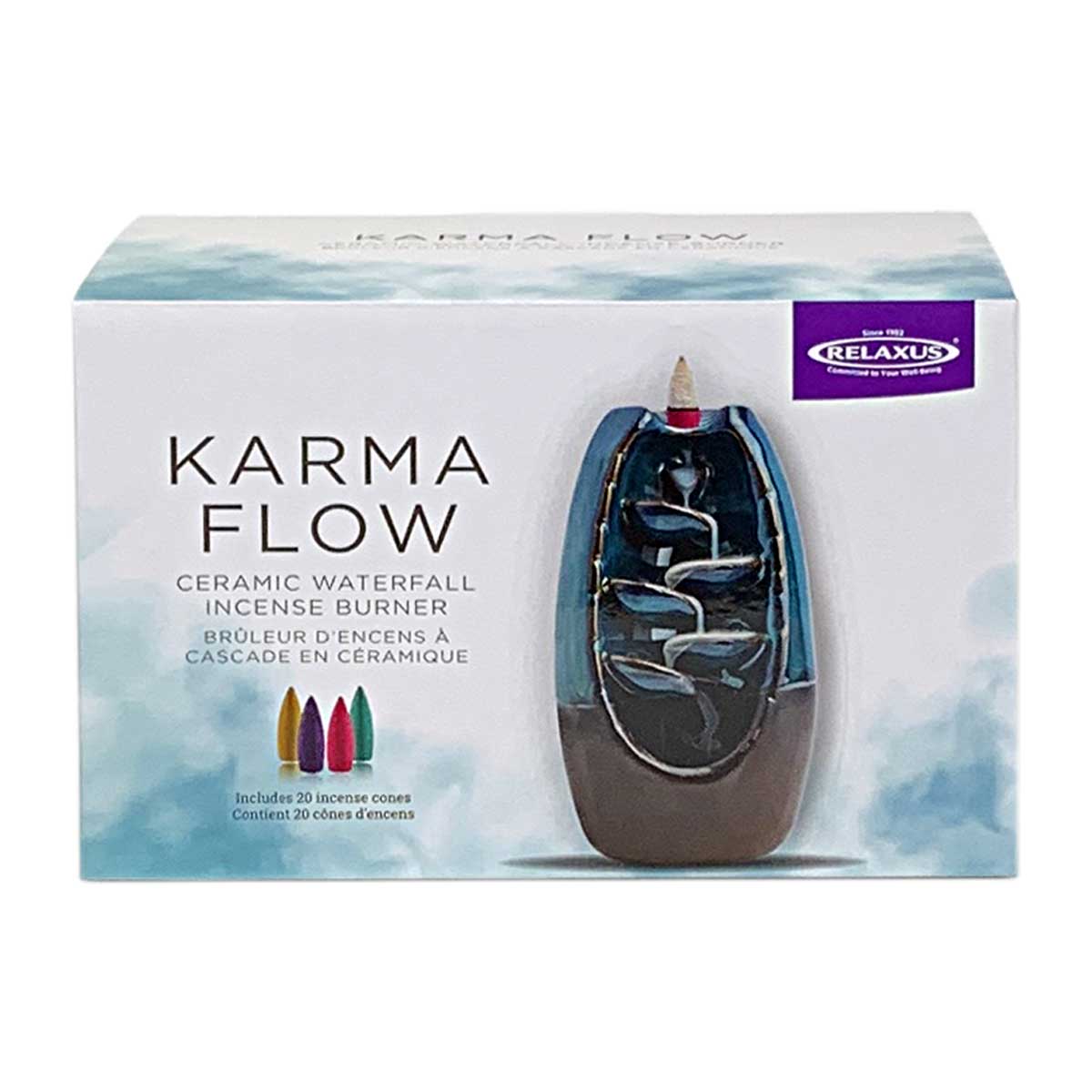Wholesale Karma Flow Ceramic Waterfall Incense Burner