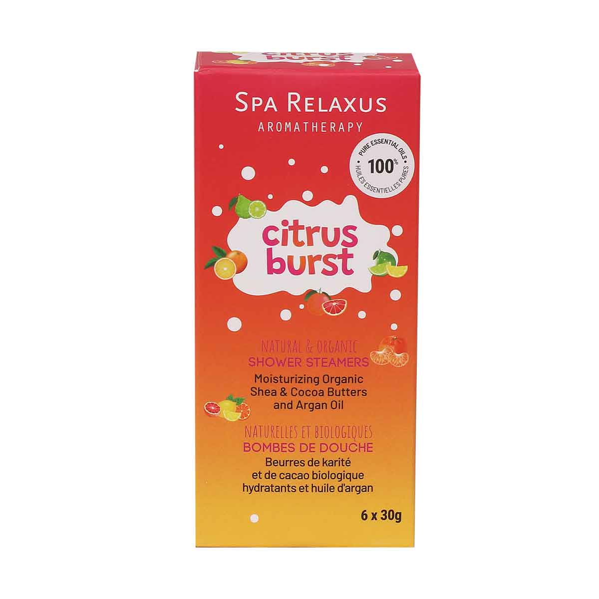 Wholesale Citrus Burst Shower Steamers 6 Piece Gift Set (6 x 30 g)