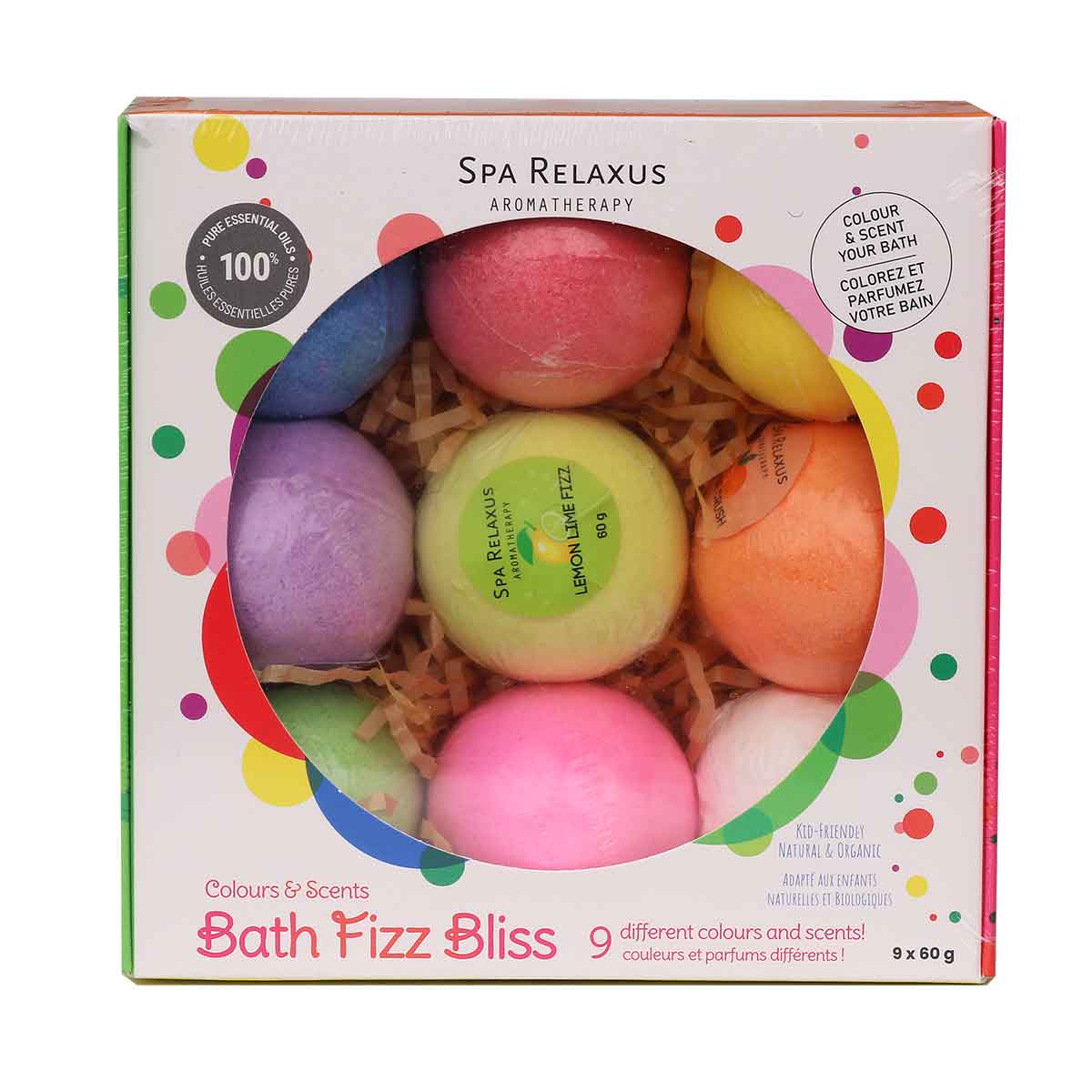 Wholesale Fizz Bliss Bath Bombs (9 x 60g)