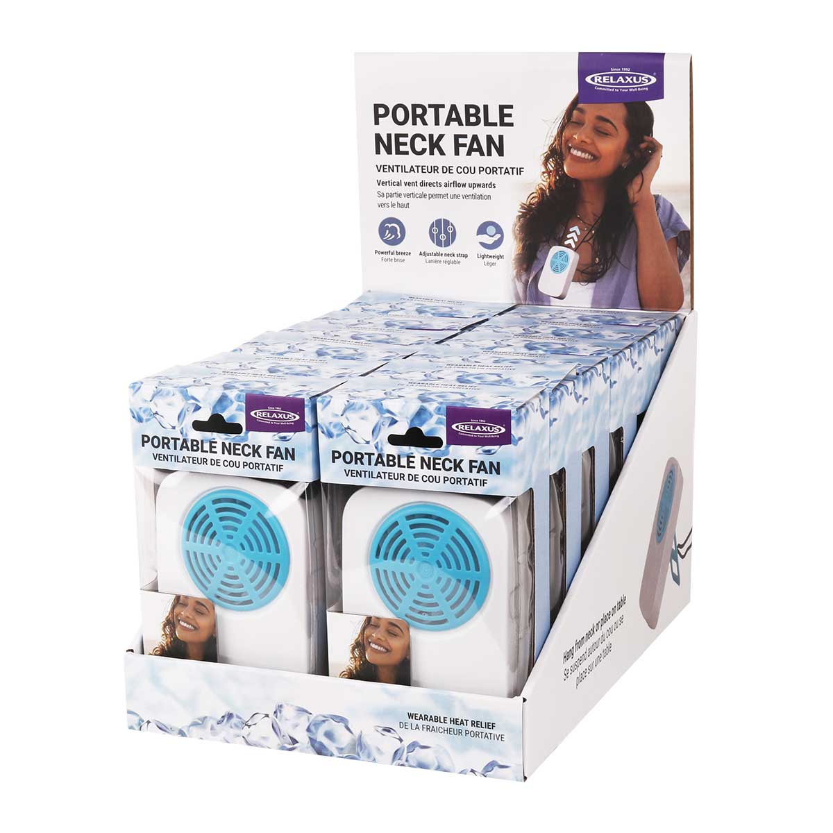 Wholesale Portable Neck Travel Fan - Displayer of 12 – Relaxus ...