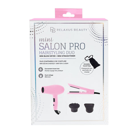 Wholesale Mini Pro Hairstyling Duo - Pink