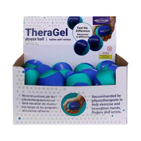Wholesale Thera Gel Stress Balls Displayer of 24
