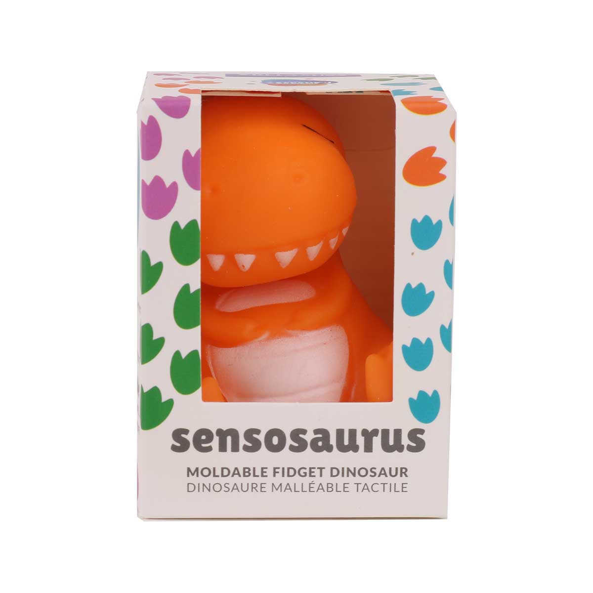 Wholesale Sensosaurus Moldable Fidget Dinosaur Displayer of 12