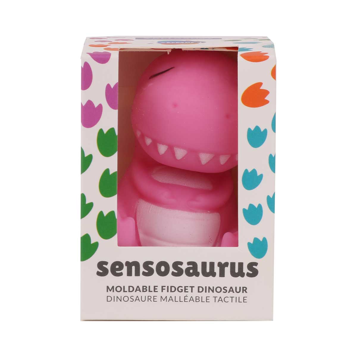 Wholesale Sensosaurus Moldable Fidget Dinosaur Displayer of 12