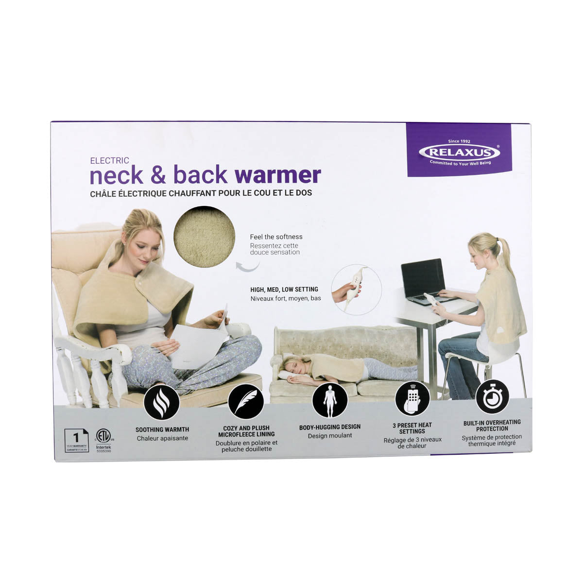 Electric Neck & Back Warmer box