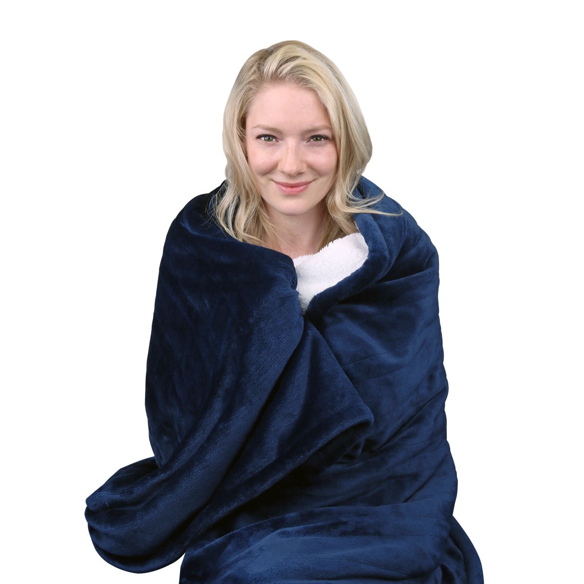 Heated Sherpa Throw Blanket