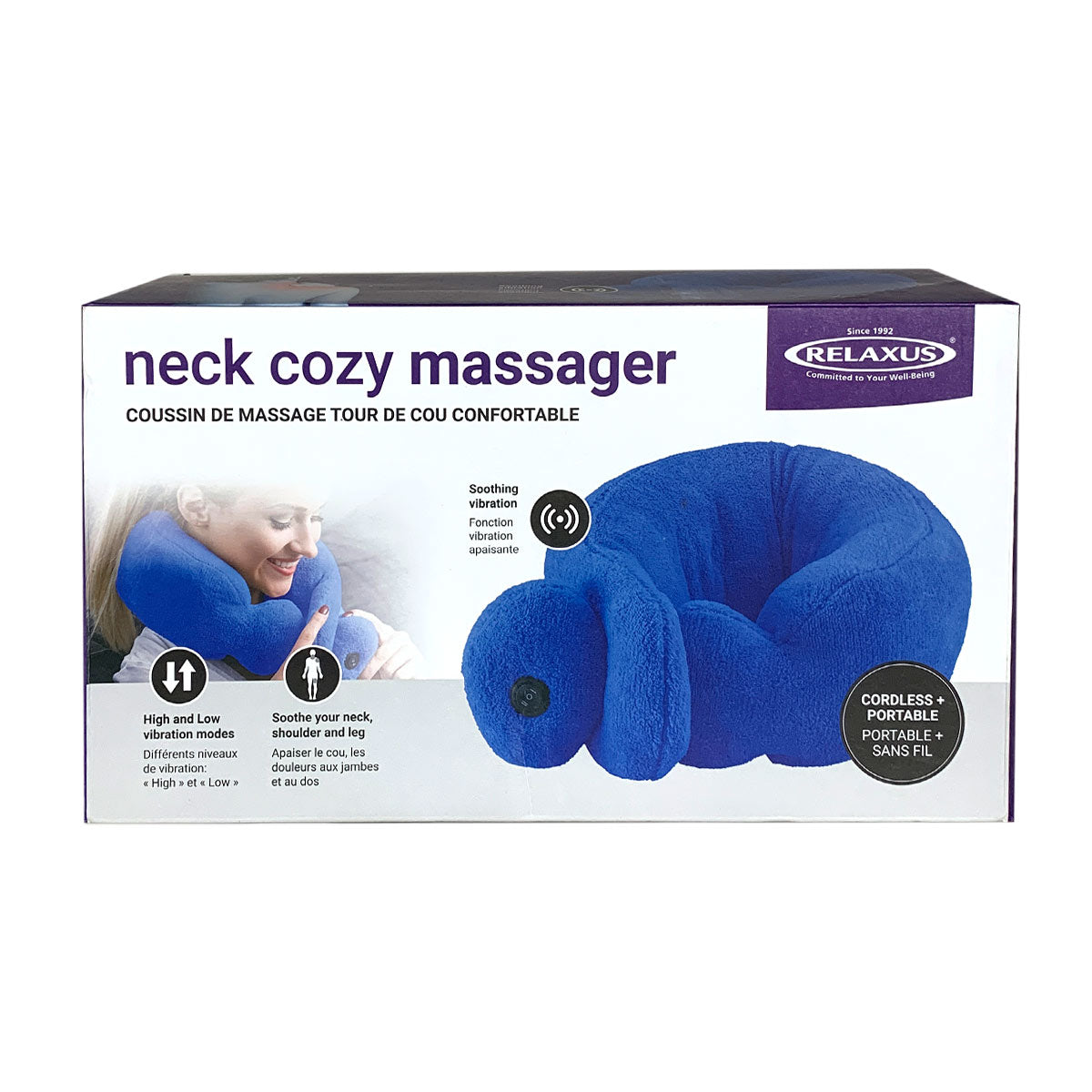 Back Massager with Three Types of Massage Buttons: Innovative Massage Stick  for The Treatment of Trigger Points, Massager for Pain Relief and