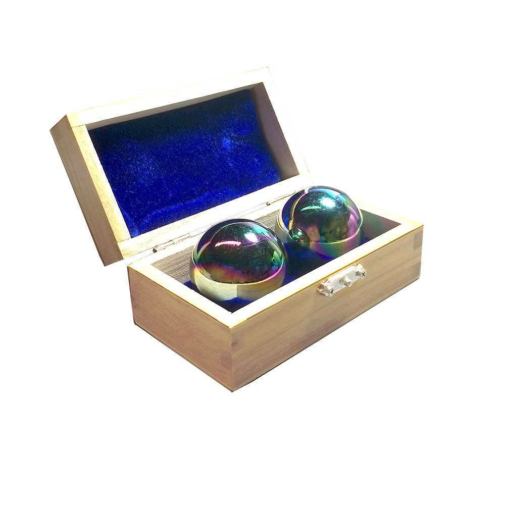Wholesale Silver Rainbow Baoding Balls